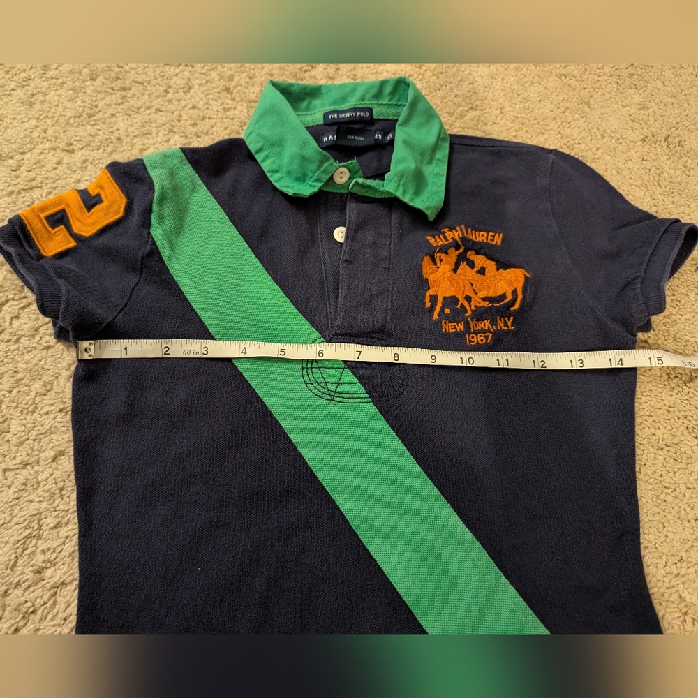 Ralph Lauren Women's Navy Polo Shirt Size XS - Picture 9 of 9